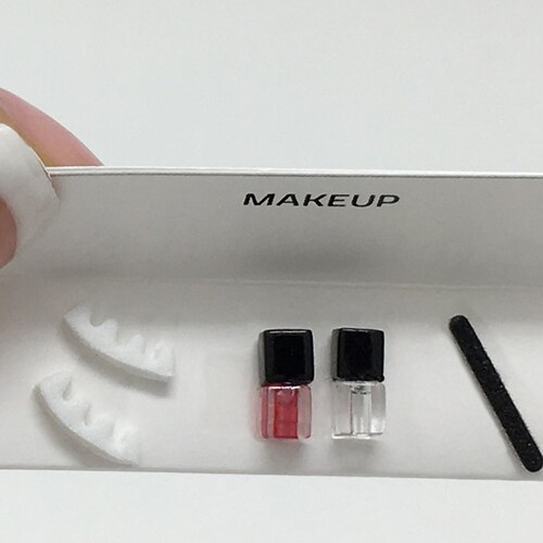 Dollhouse Miniature Makeup Cosmetic French Manicure Set One Etsy
