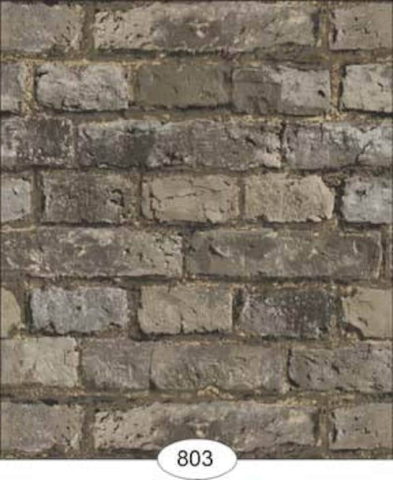 Dollhouse Peel Stick 4 Different Brick Flooring Wallpaper One Etsy UK