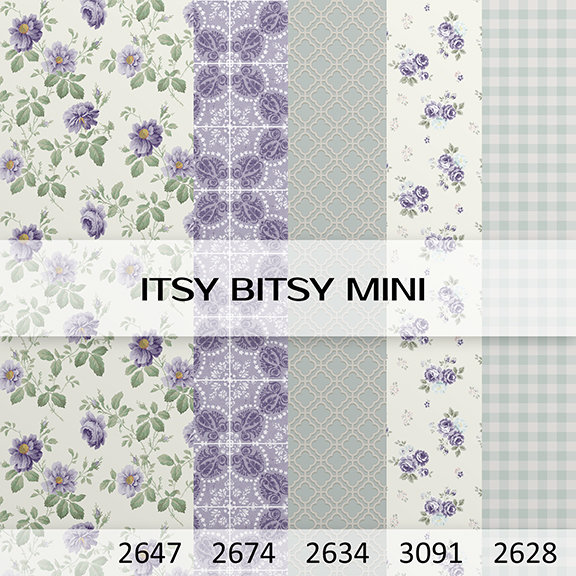 Dollhouse Peel Stick Miniature Wallpaper Floral Purple 1/12 | Etsy