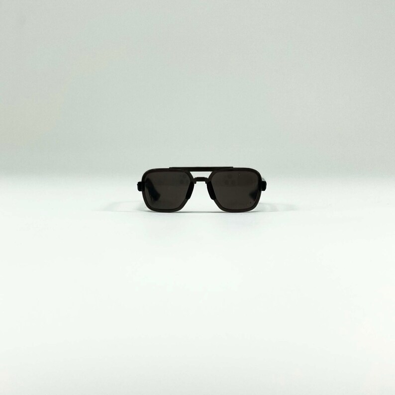 1/6 Scale Black Aviator Navigator Miniature Sunglasses for Action Figure | Fashion Royalty Integrity Toy Doll image 4