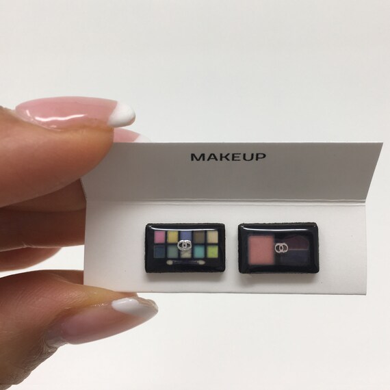 Brush Makeup Handcrafted Set Powder Dollhouse Miniature Blush