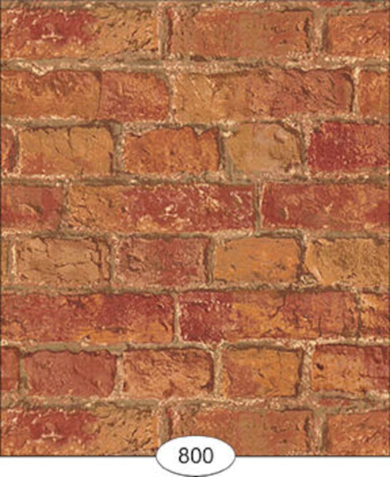 Dollhouse Peel Stick 4 Different Brick Flooring Wallpaper One - Etsy UK