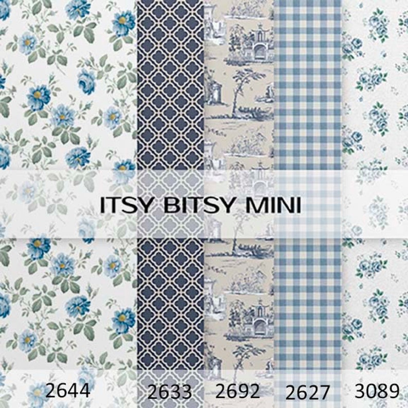 Dollhouse Floral Wallpaper Peel Stick One Inch Scale | Etsy