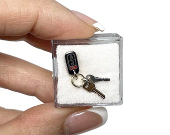 Chiavi E Portachiavi In Miniatura Per Casa Delle Bambole In Scala 1/12 - Italia - Foto 9