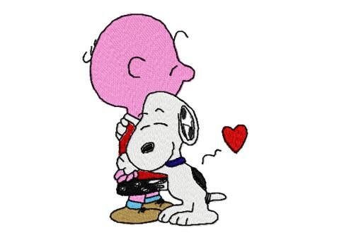 Snoopy Und Linus Hug Stickmuster Instant Download 10 Etsy