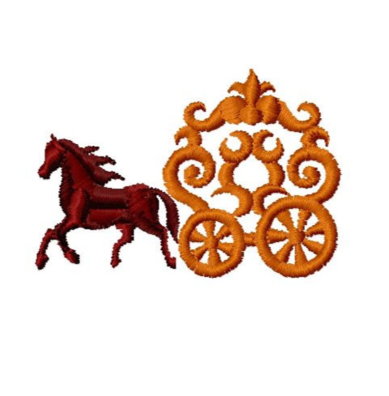 Horse and carriage embroidery design instant download 4x4  etsy Horse and carriage embroidery design instant download 4x4  etsy