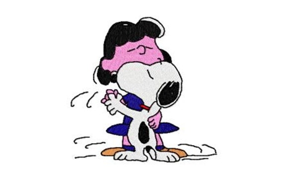 Snoopy Und Lucy Hug Stickmuster Instant Download 10 Formate Etsy