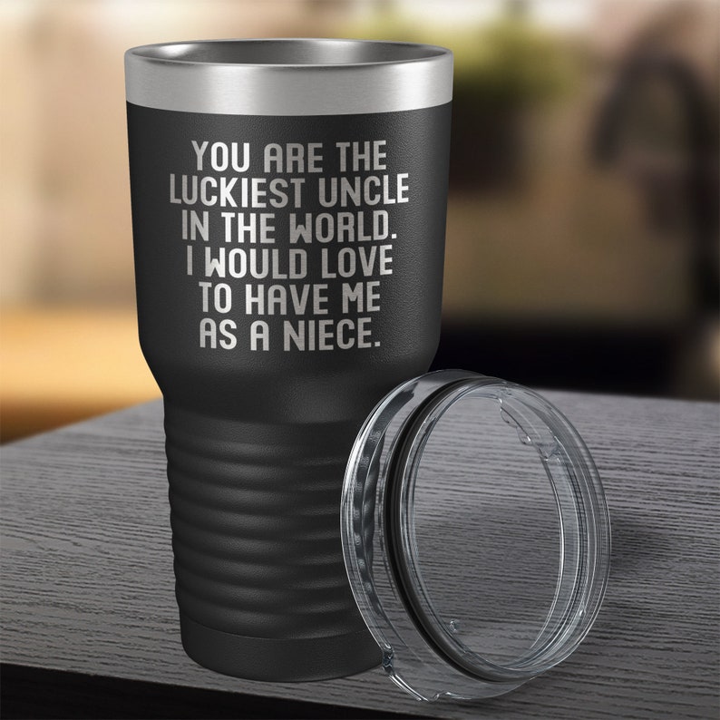 LUCKIEST UNCLE From NIECE Funny Gift for Uncle Funny Uncle Etsy