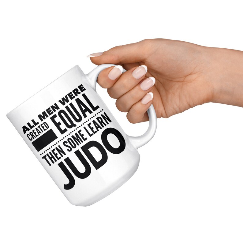 Judo Gift All MEN LEARN JUDO Mug Pefect Gift For Sensei Etsy Polska