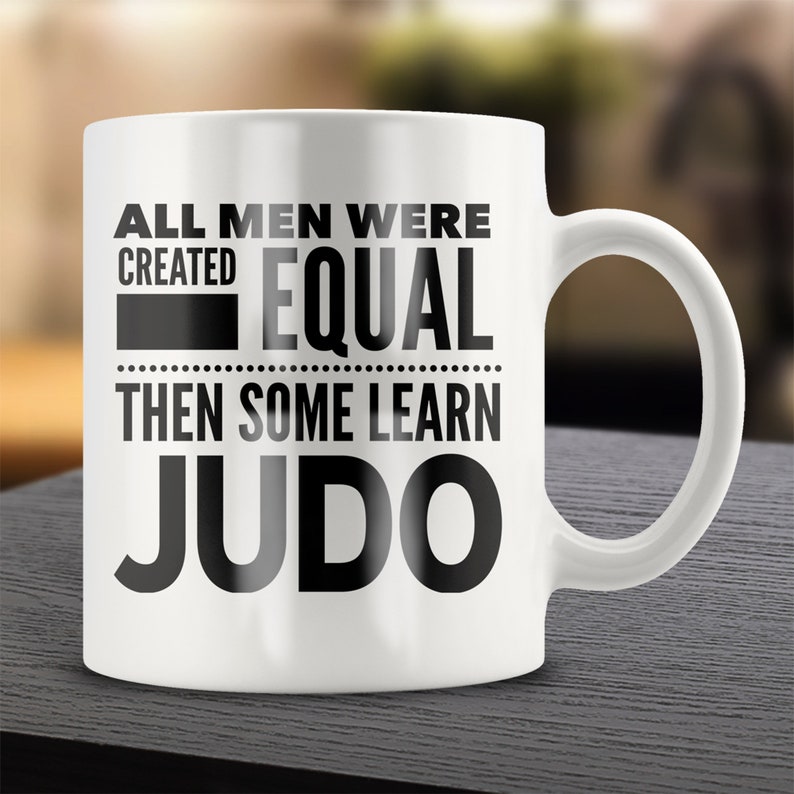 Judo Gift All MEN LEARN JUDO Mug Pefect Gift For Sensei Etsy Polska