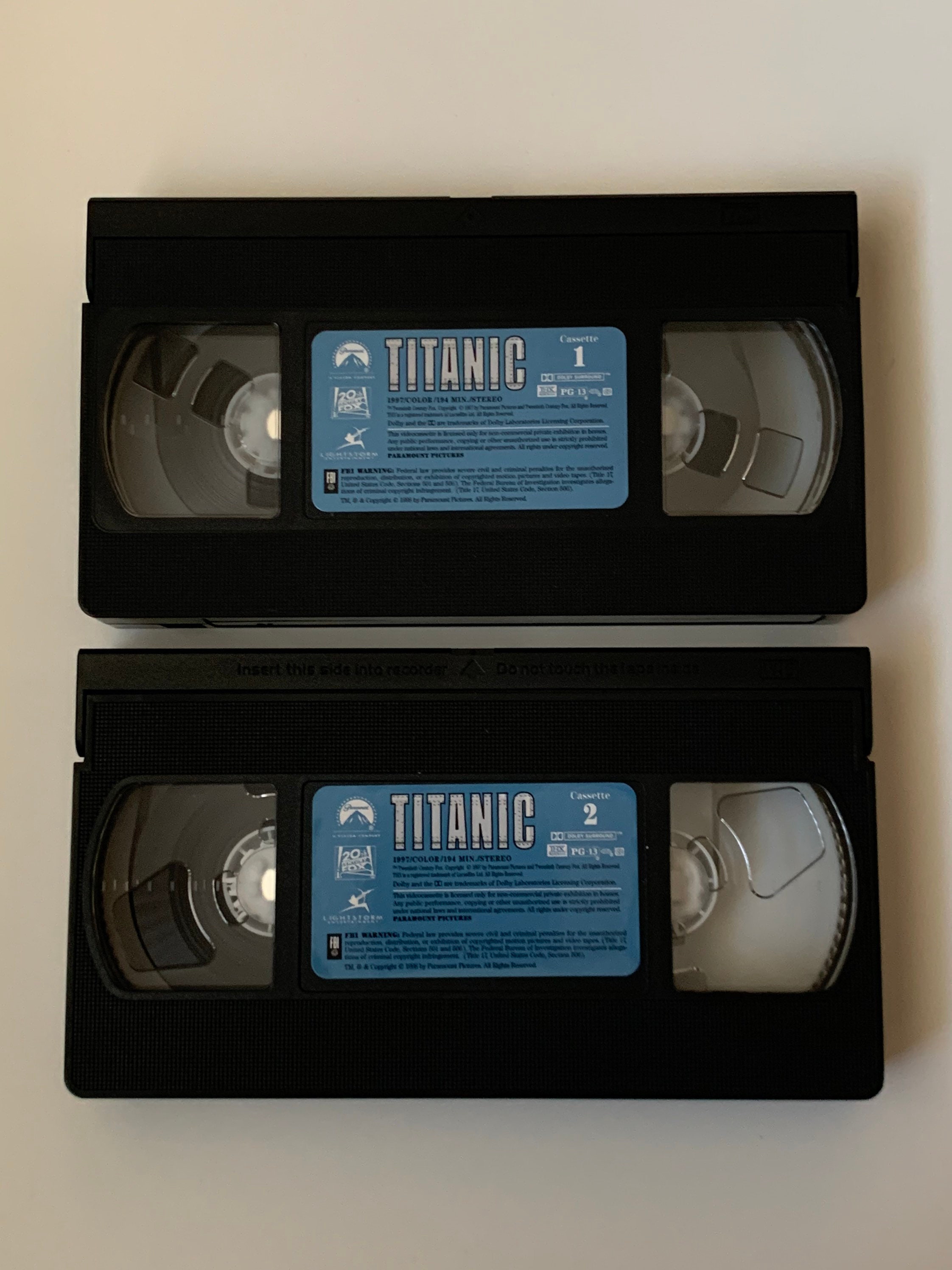 Titanic VHS Movie Collectors Edition Box Set 1998 Leonardo Etsy