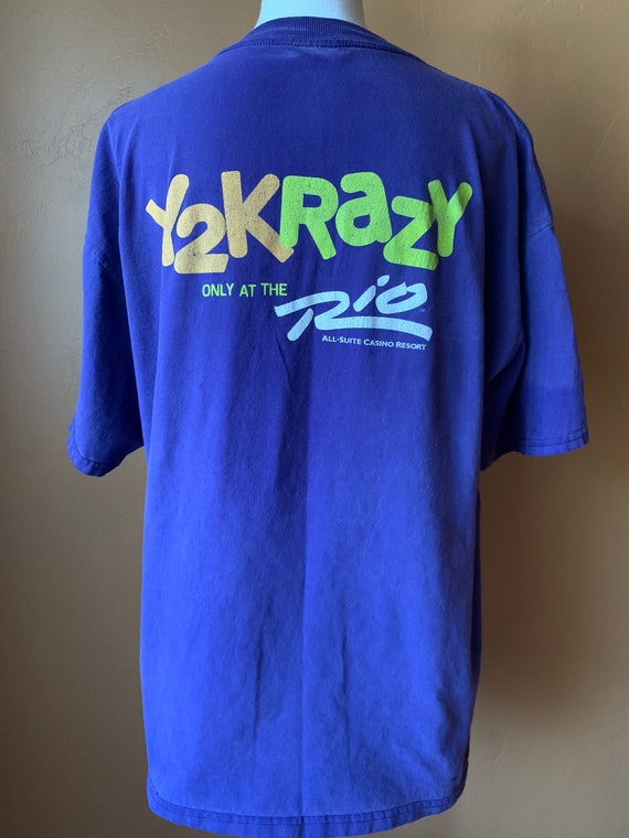 1990s Y2K T-Shirt (XL) • Vintage Y2K Year 2000 Pa… - image 6