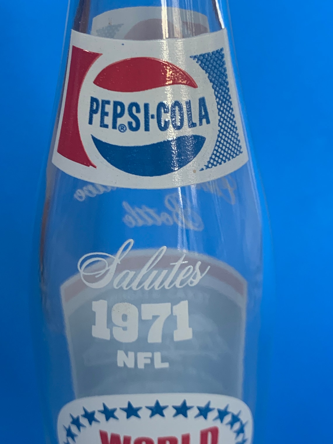 Pepsi NFL Souvenir Bottles Cowboys vs Dolphins 1972 Pepsi Etsy