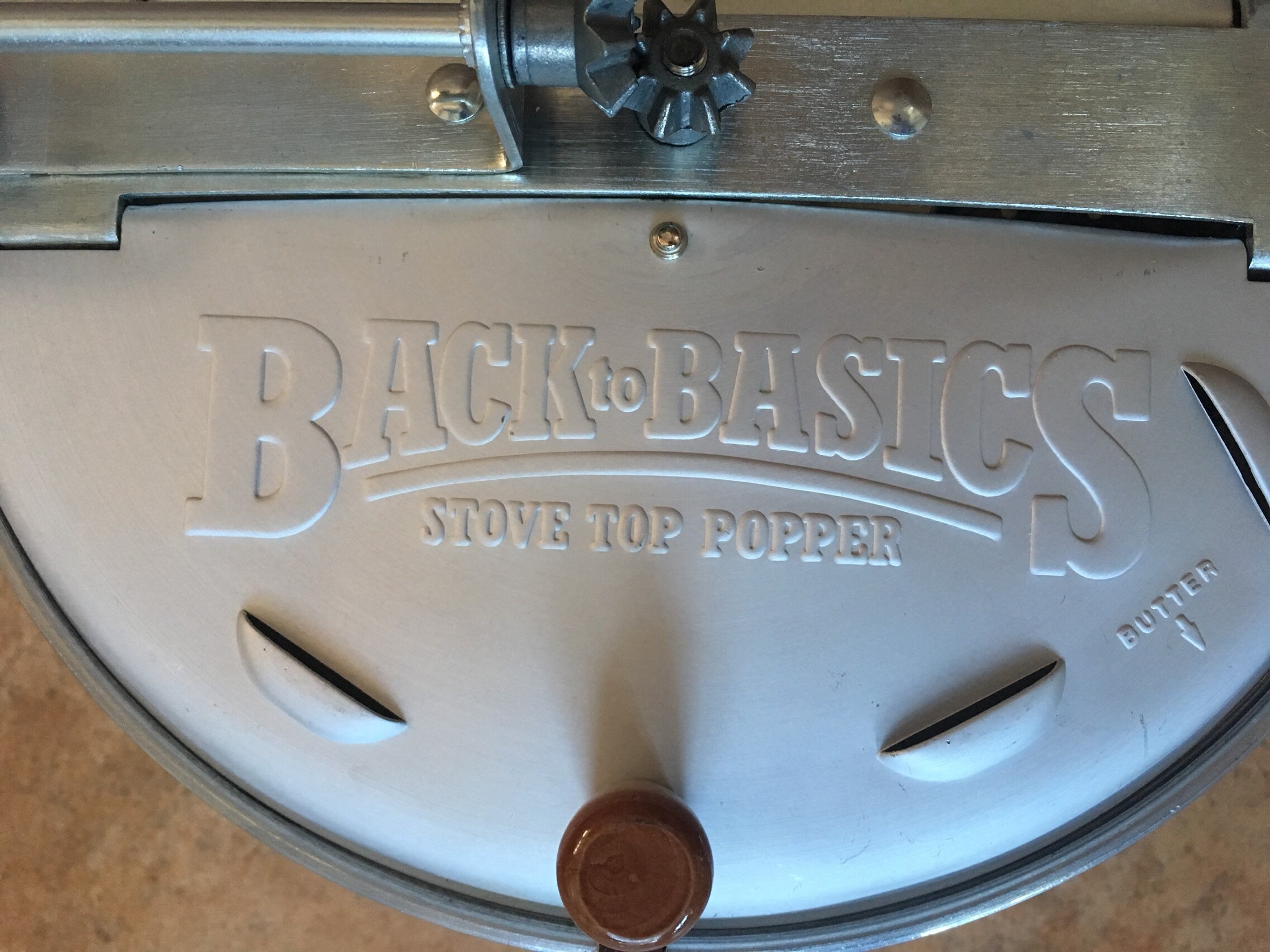 back to basics stove top popper parts
