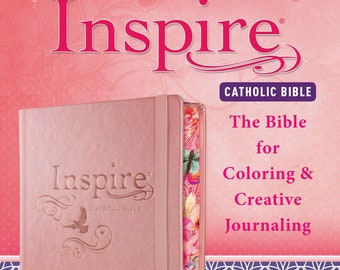 Inspire Catholic Journal Bible NLT | New Living Translation | Christmas gift idea | Coloring bible gift for Roman Catholics
