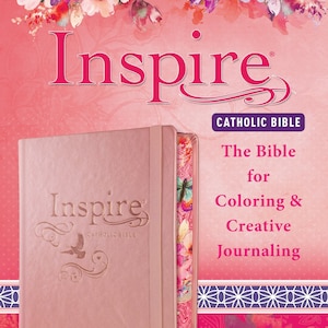 Inspire Catholic Journal Bible NLT | New Living Translation | Christmas gift idea | Coloring bible gift for Roman Catholics