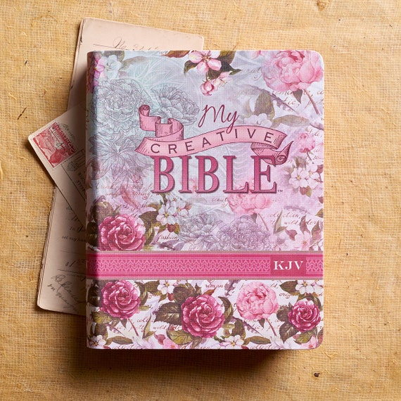 Pink Bible Journaling Kit - Gift Idea for Daughter, Mother, Sister