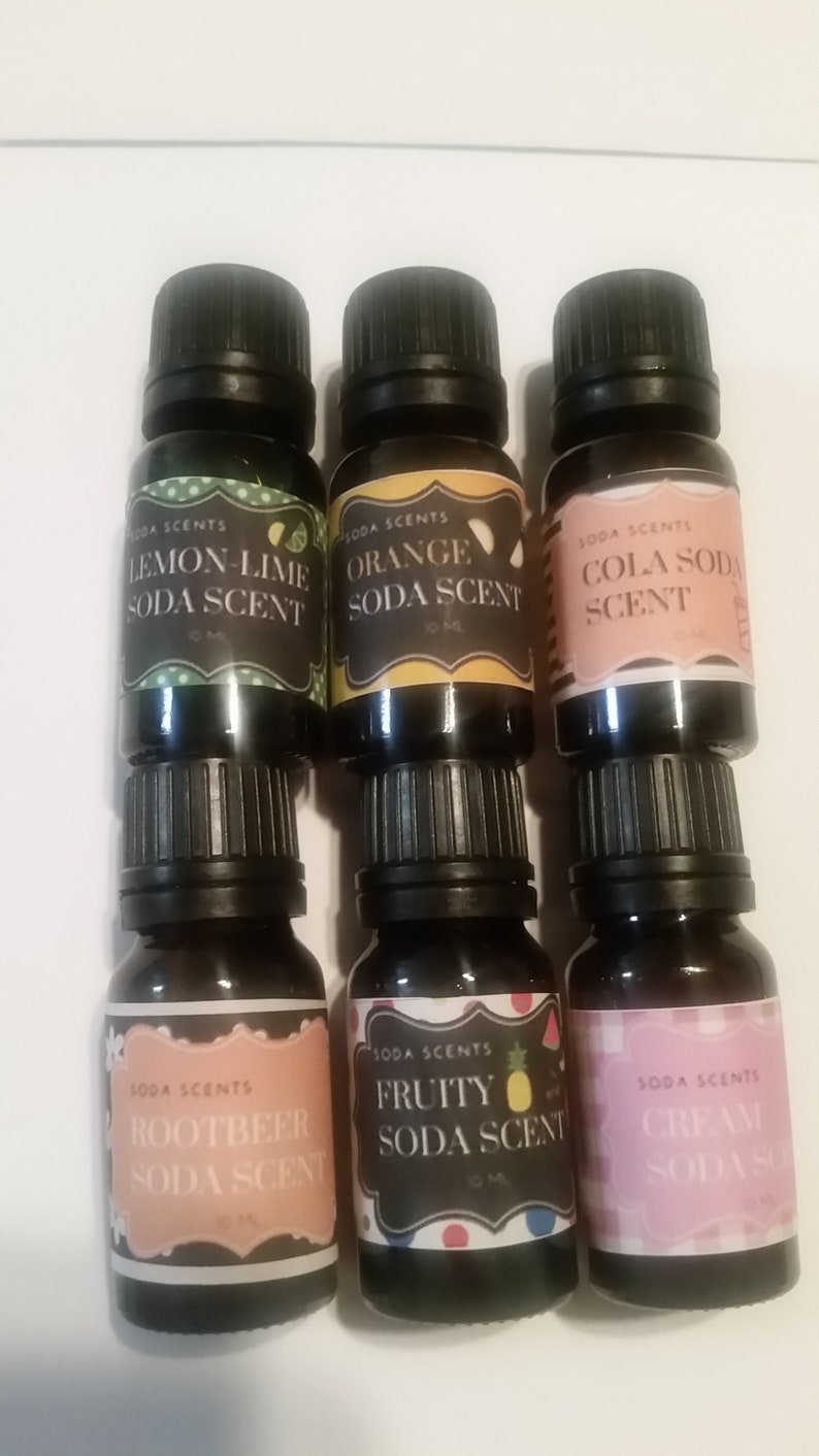 Slime Scents SET 6 Soda Fragrance Oils for Slime 2ml 5ml Etsy UK