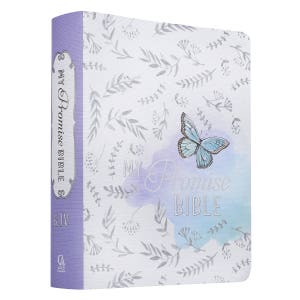 KJV My Promise Bible Journaling Bible in Silky Butterfly Blue Hardcover Design gift idea for mom, dad, uncle, brother or sister image 5