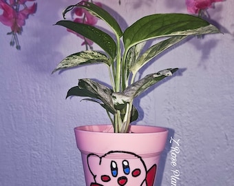 Happy Kirby Small Planter Pot