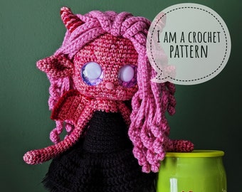 Lilith the Demon - Crochet Amigurumi Pattern