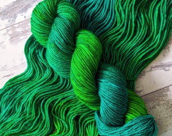 Emerald City - Hand dyed superwash merino