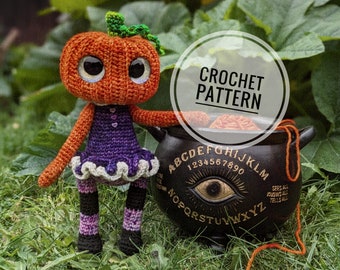Pandora the Pumpkin - Crochet Amigurumi Pattern