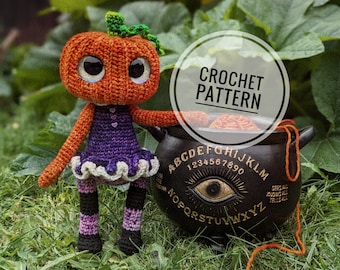 Pandora the Pumpkin - Crochet Amigurumi Pattern