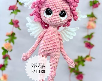 Caeliel The Angel - Crochet Amigurumi Pattern - Available in English