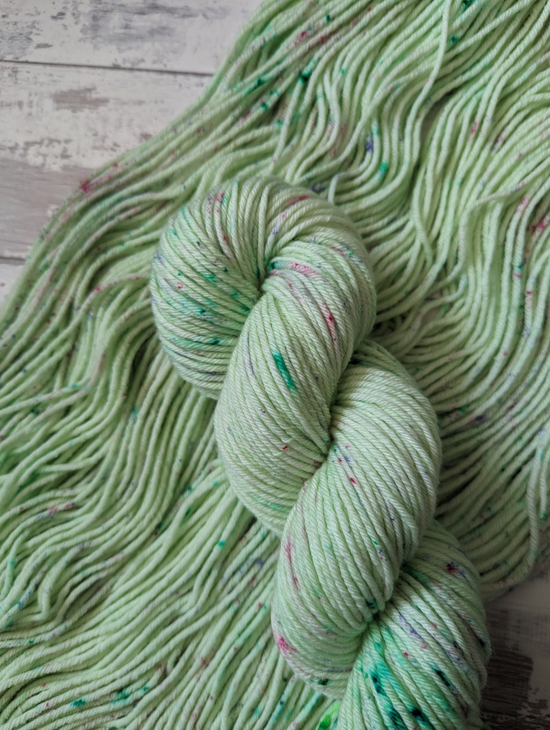 Pelote de Fil de Coton Peigné à la Main,50g par Boule,Laine de Lait