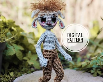 Satyr Style Faun Doll - Crochet Amigurumi Pattern