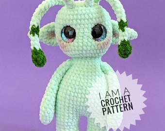 Cosmo the Alien PATTERN - Crochet - Amigurumi