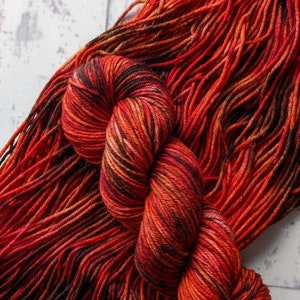 The Floor Is Lava - Hand dyed superwash merino