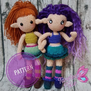 PADRÃO Boneca Pixie - Crochê - Amigurumi