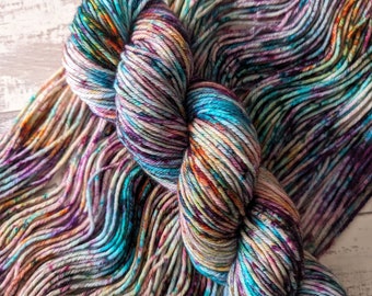 Fortune Teller - Hand dyed superwash merino