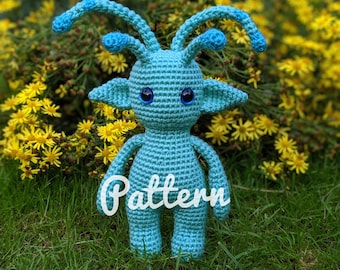 Alien PATTERN - Crochet - Amigurumi