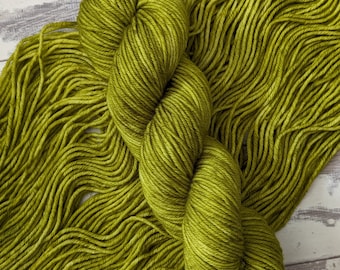 Grinch - Hand dyed superwash merino