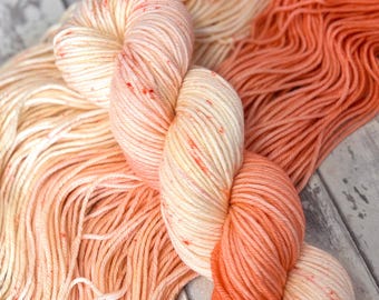 Conch Pearl - Hand dyed superwash merino