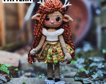 Puppe Faun - Amigurumi Häkelanleitung