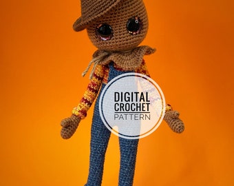 Sonny The Scarecrow - Crochet Amigurumi Pattern