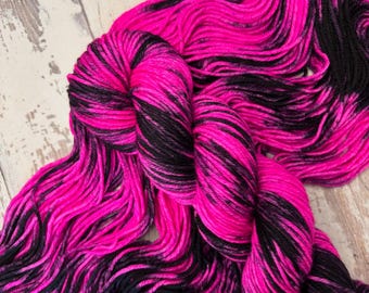 Punk Rock Princess - Hand dyed superwash merino