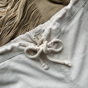 Sand color very soft linen pants image 5