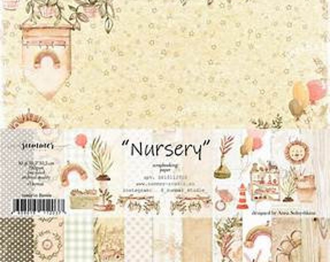 Summer Studio Nursery 12x12" paper pad