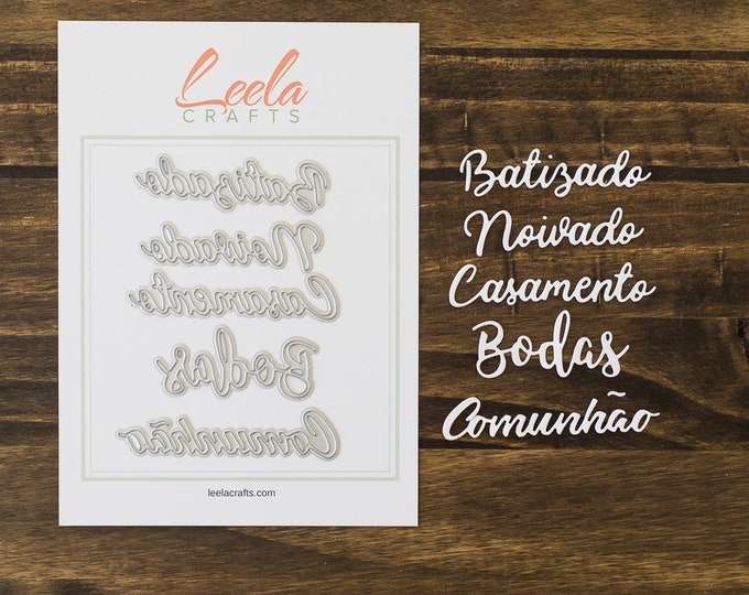 Facas de Corte em Português Kit Casamento