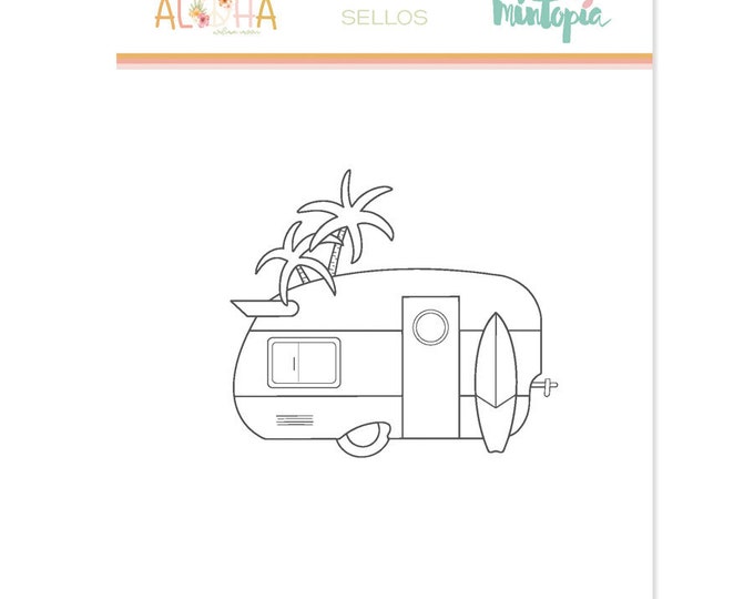 Mintopia Aloha Caravan Stamp