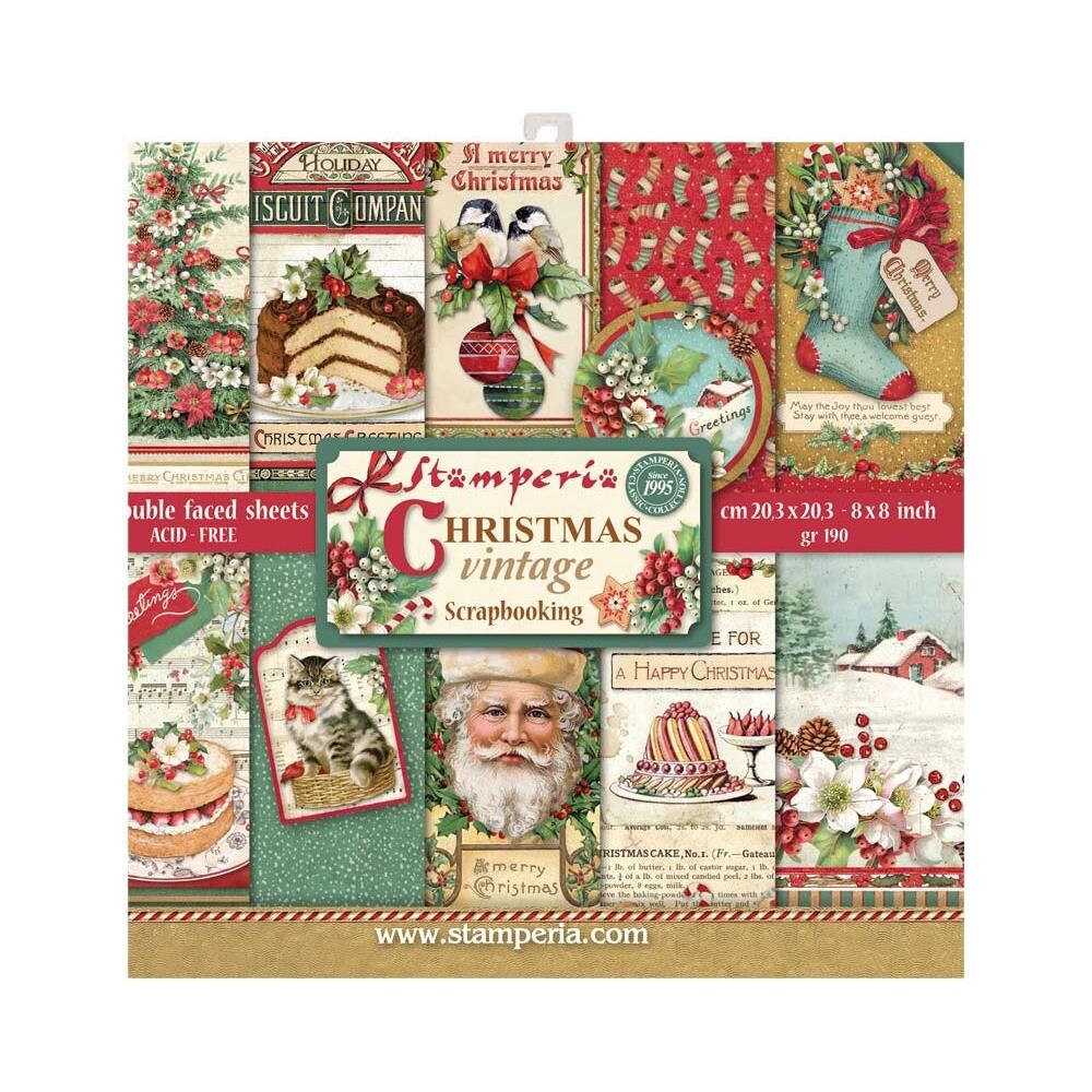 Stamperia Christmas Vintage 8x8