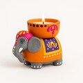 Gift Decor Diya: Handmade Clay Indian Tealight Holder, Party Favor