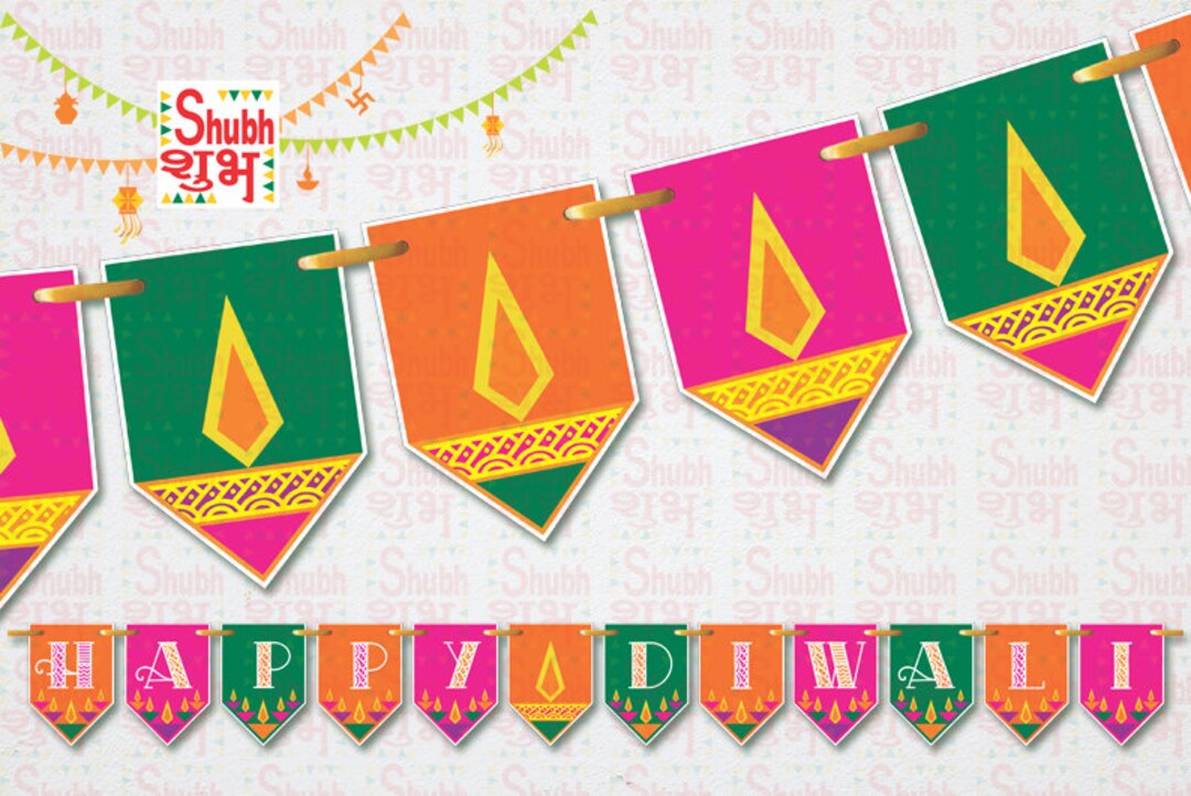 Diwali Decoration Toran DIWALI Banner/instant Download /digital