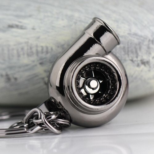 Mini Turbo Turbocharger Keychain Spinning Turbine Key Chain Ring Keyring  Keyfob Car Interior Accessories From Dhgateomg, $9.95