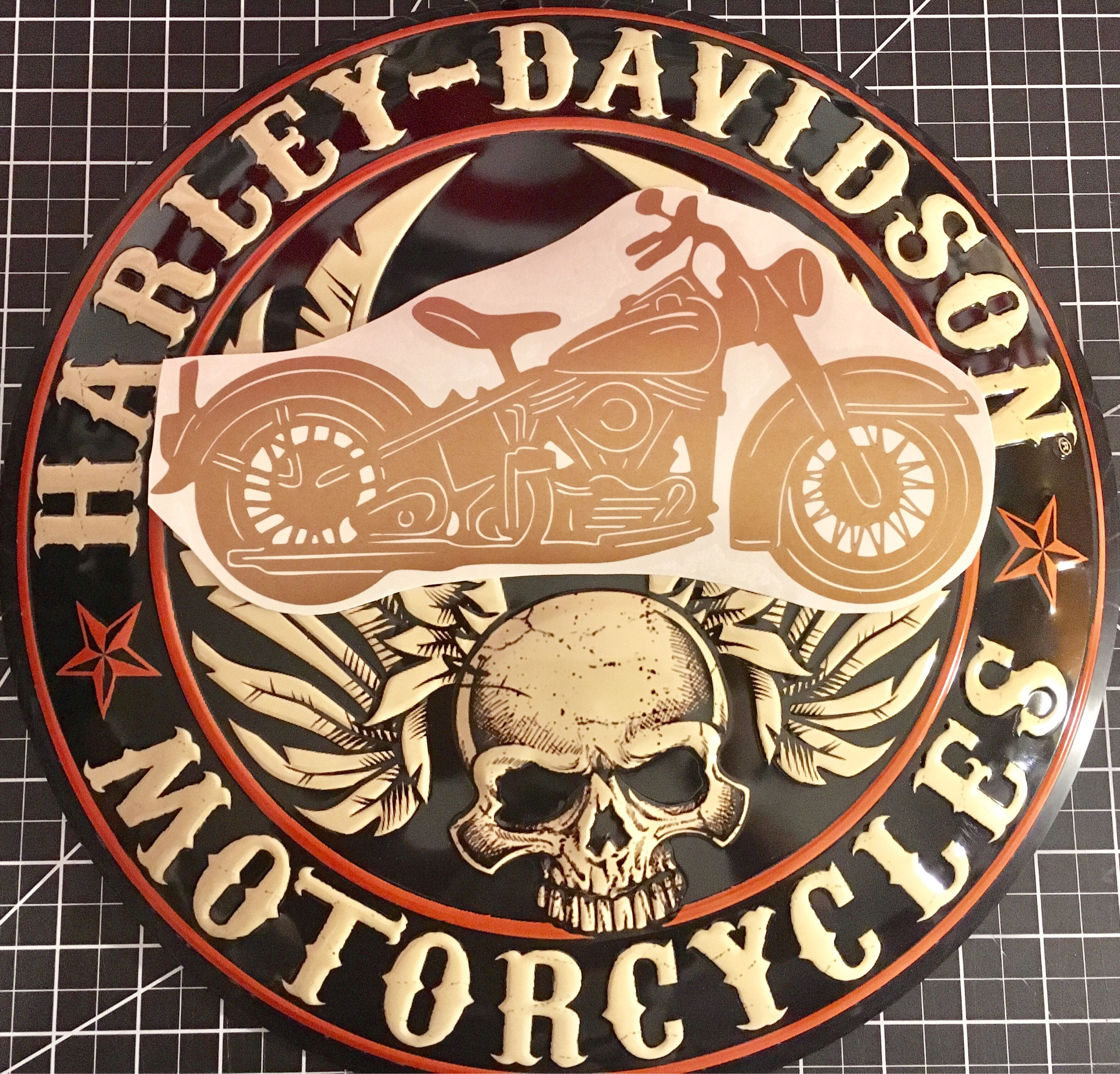 Vintage Motorcycle Decal Etsy